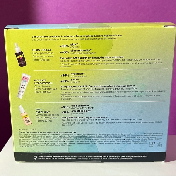 Sephora Mini Essentials Set - Glow, Hydrate, and Peel. - Picture 2 of 5